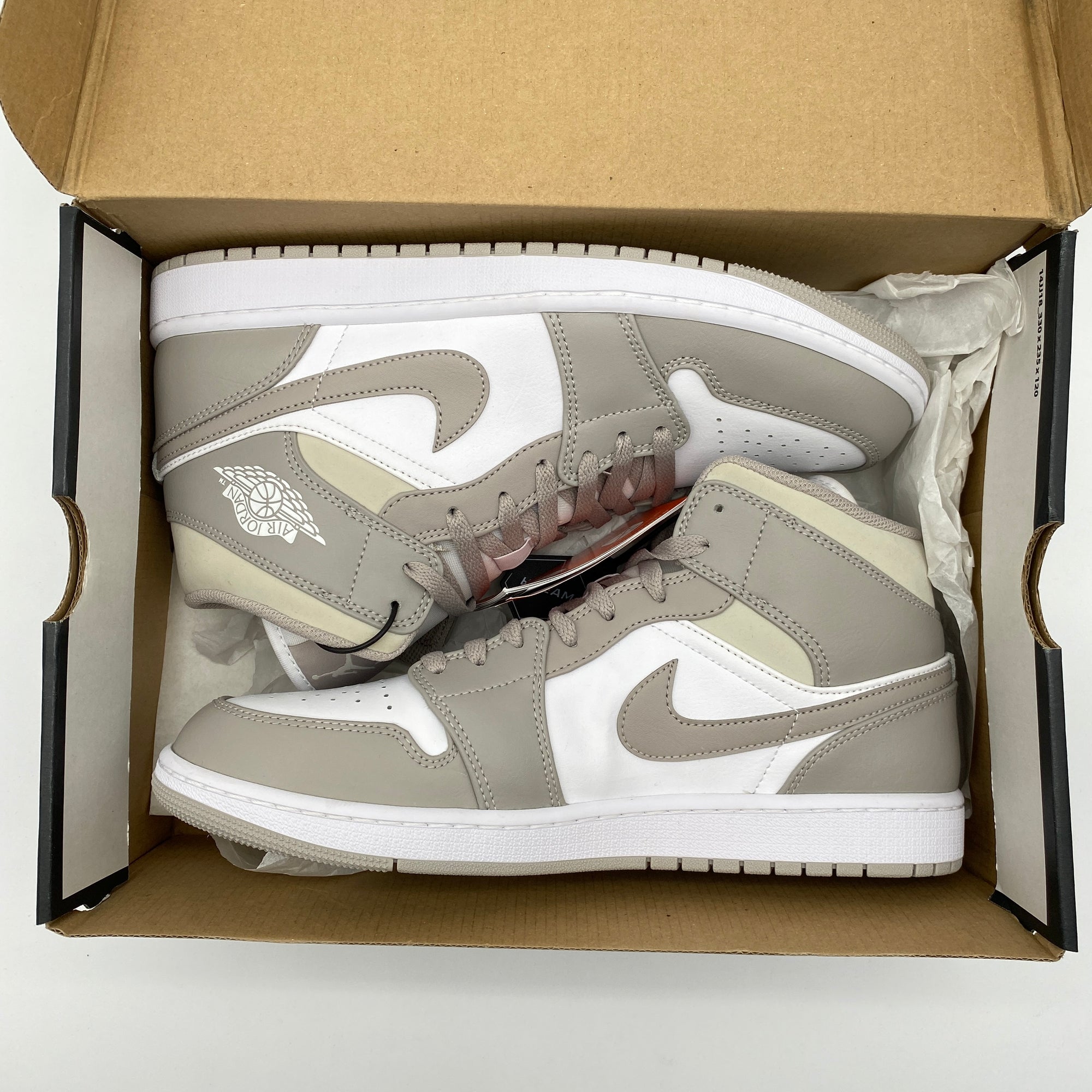 Air Jordan 1 Mid &quot;Linen&quot; 2021 New (Cond) Size 10.5