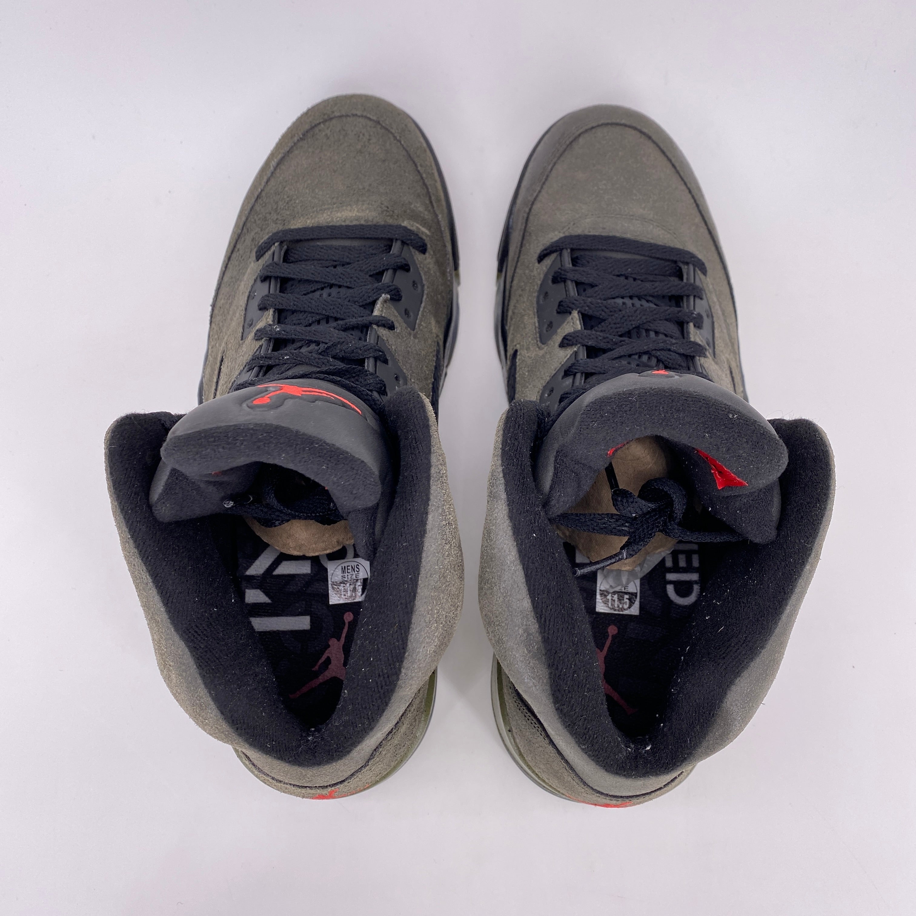 Air Jordan 5 Retro &quot;Fear Pack&quot; 2013 Used Size 11.5