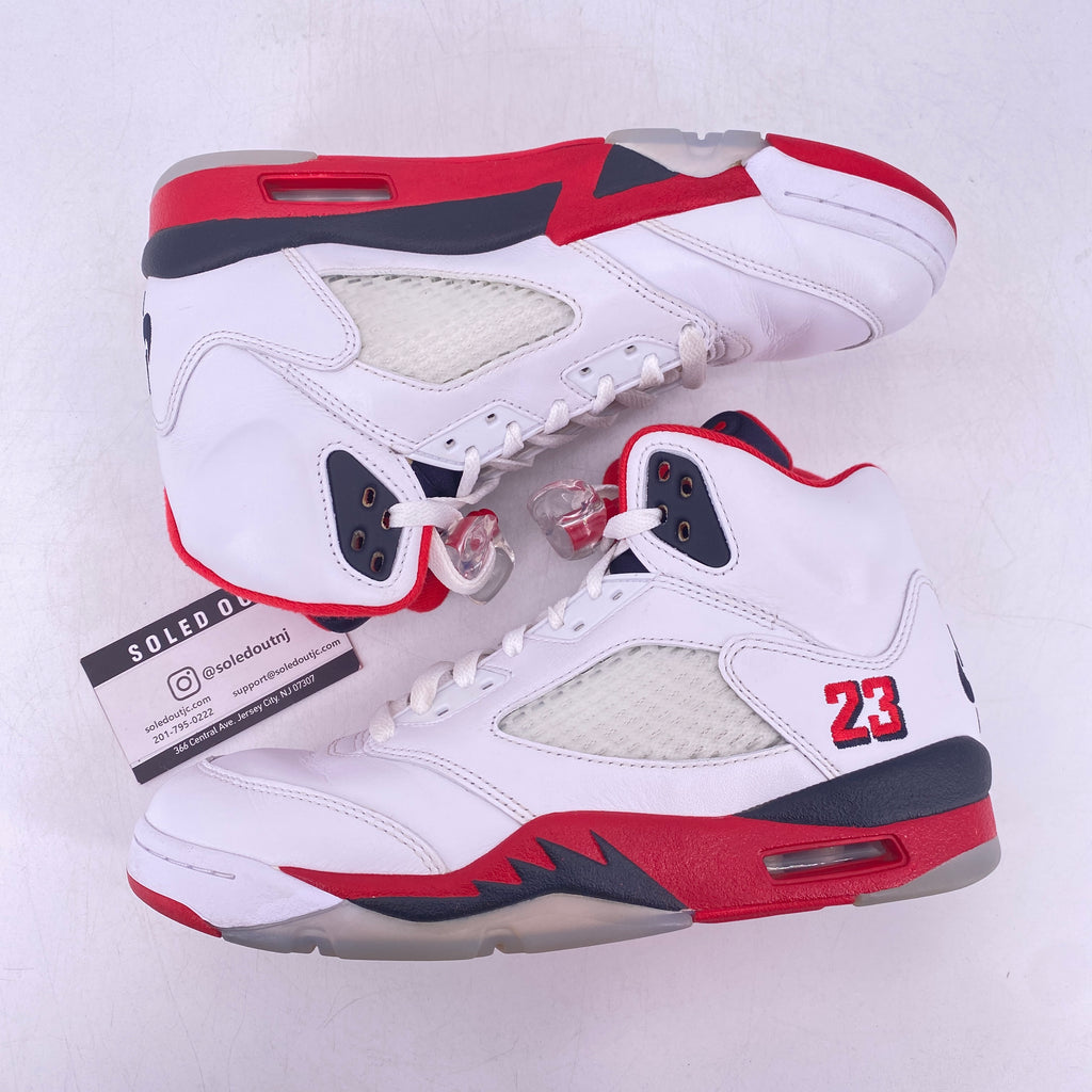 Air Jordan 5 Retro "Fire Red Black Tongue" 2025 Used Size 7
