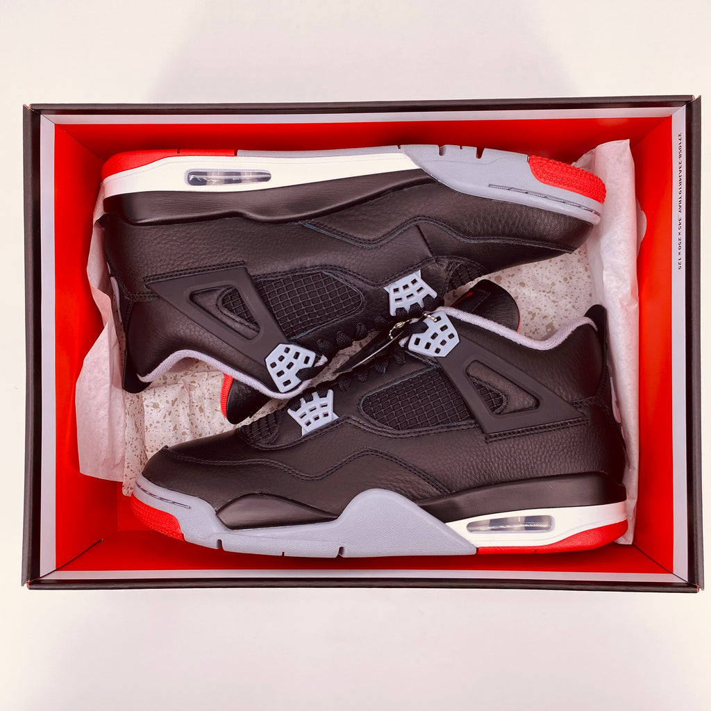 Air Jordan 4 Retro "Bred Reimagined" 2024 New Size 10.5