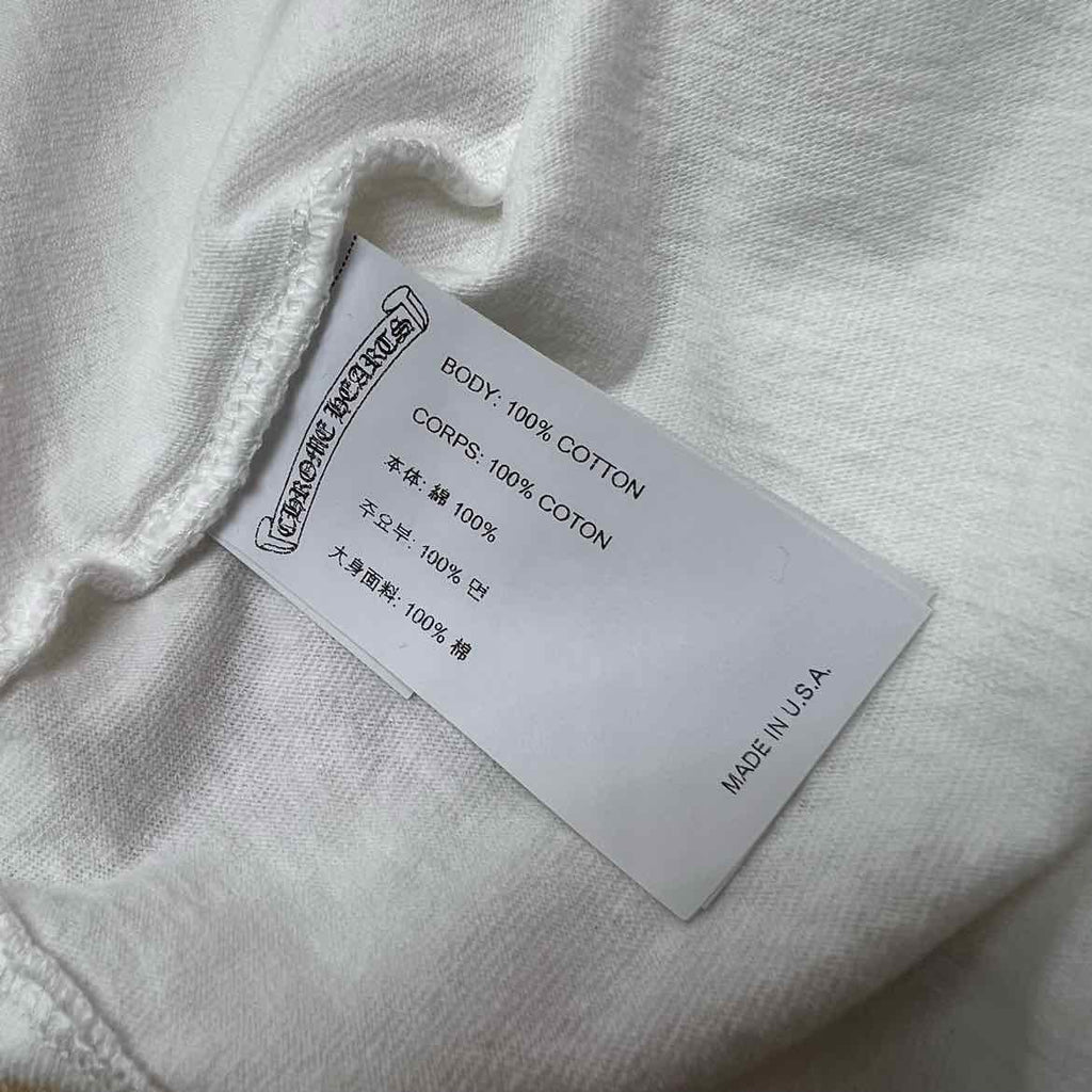 Chrome Hearts T-Shirt "EYECHART" White New Size 2XL