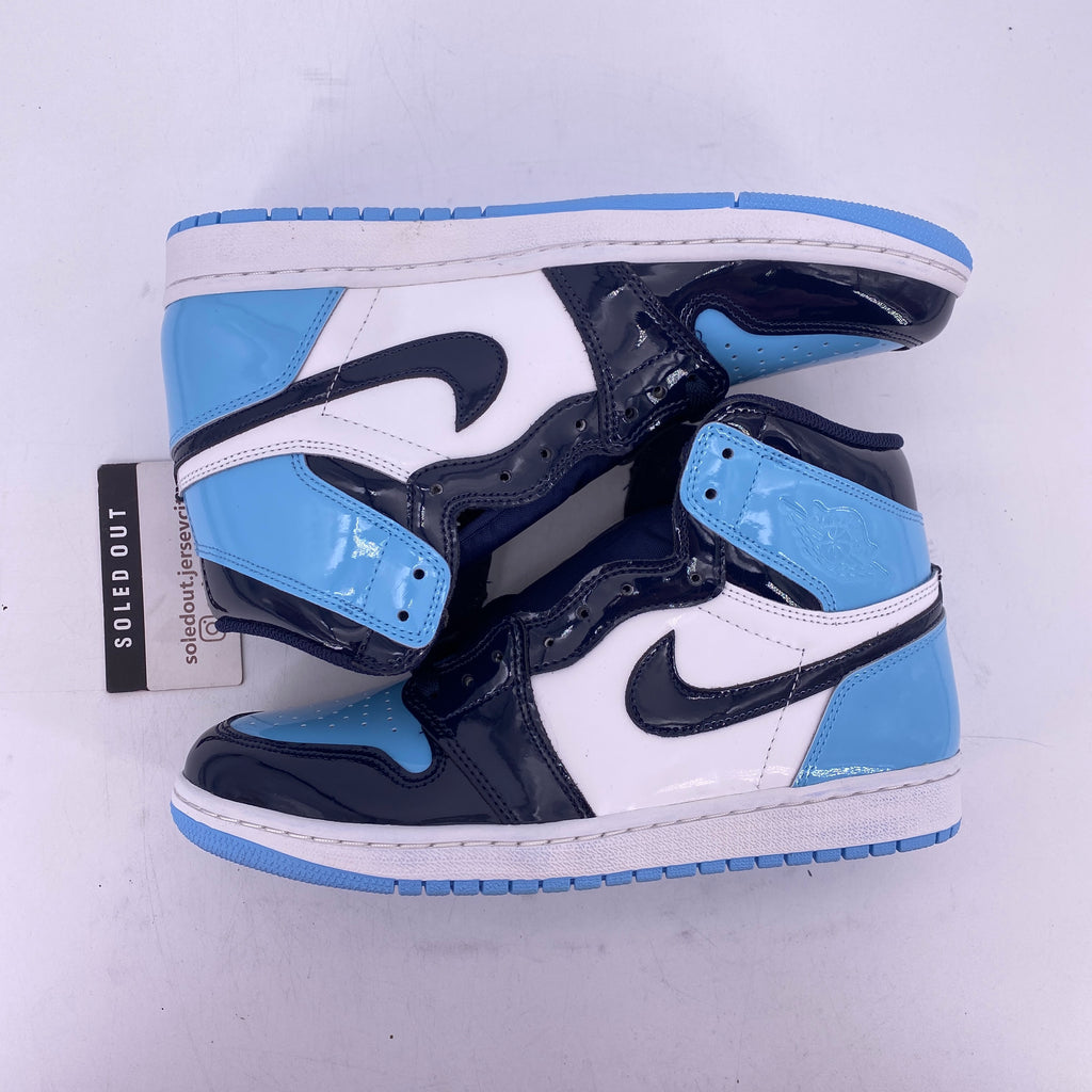Air Jordan (W) 1 Retro High OG "Unc Patent" 2019 New Size 9.5W