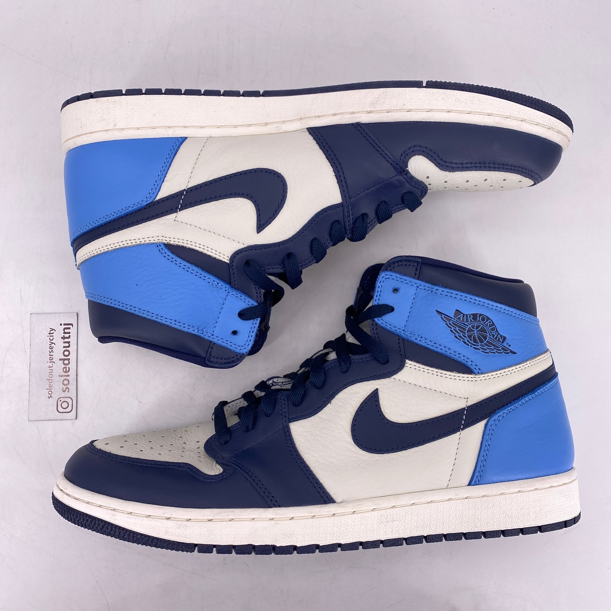 Air Jordan 1 Retro High OG &quot;Unc Obsidian&quot; 2019 Used Size 13