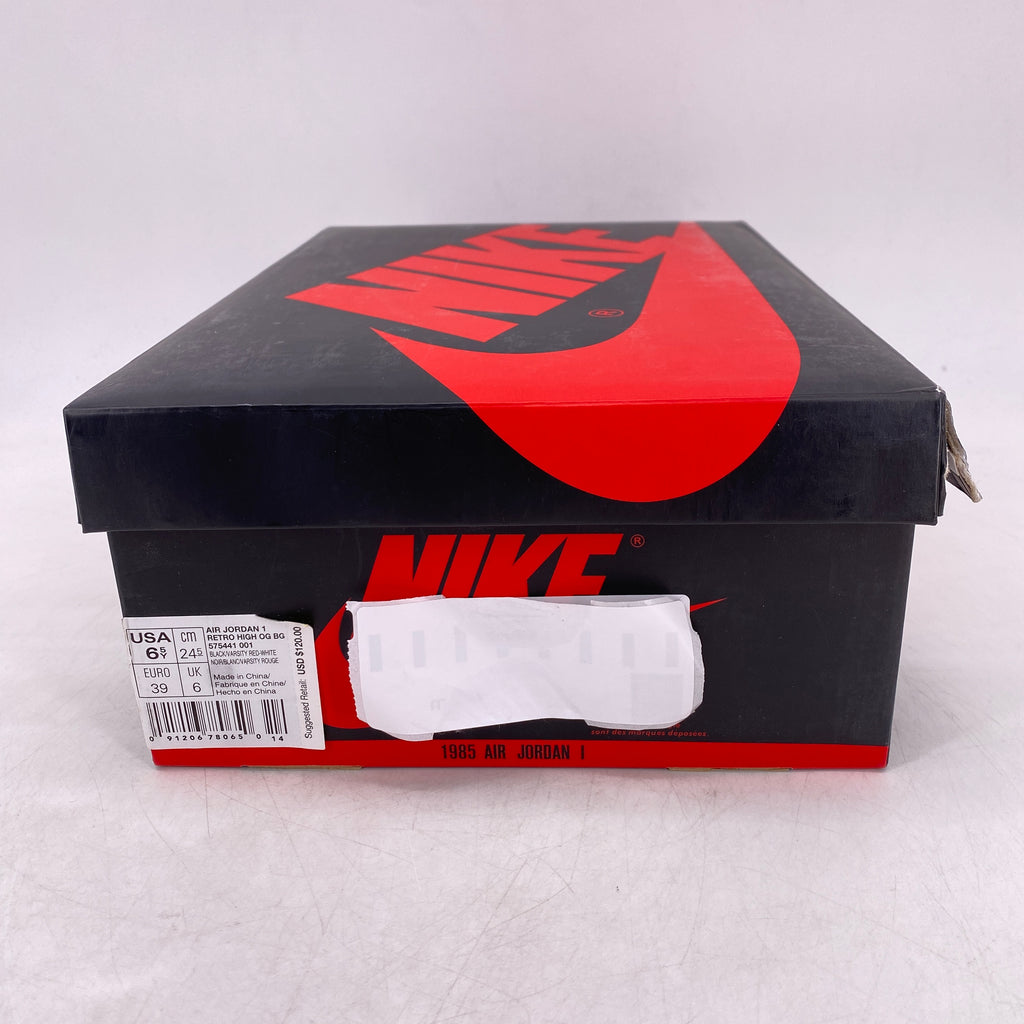 Air Jordan (GS) 1 Retro High OG "Banned" 2016 New Size 6.5Y