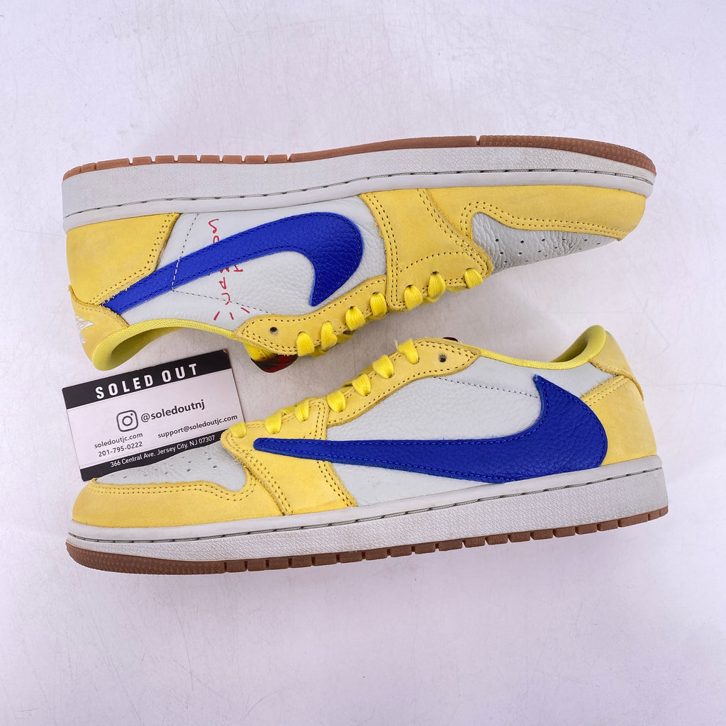 Air Jordan (W) 1 Low OG "Canary" 2024 Used Size 9.5W