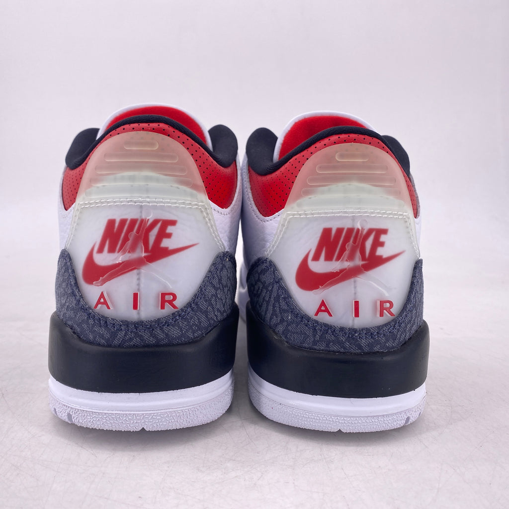 Air Jordan 3 Retro "Fire Red Denim" 2020 New Size 8