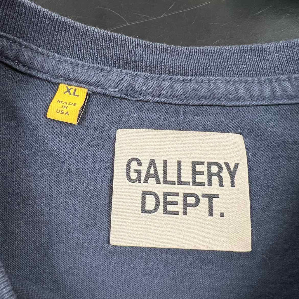 Gallery DEPT. T-Shirt "POCKET LOGO" Navy Used Size XL