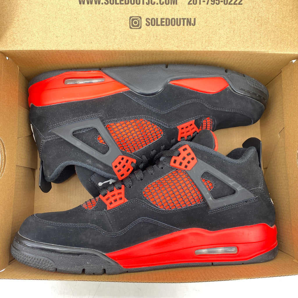 Air Jordan 4 Retro "Red Thunder" 2022 Used Size 11.5