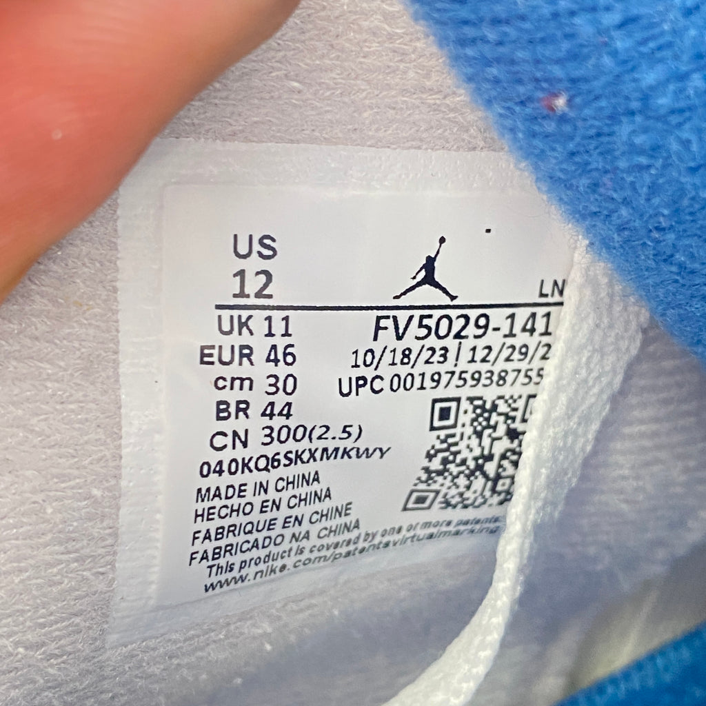 Air Jordan 4 Retro "Military Blue" 2024 Used Size 12