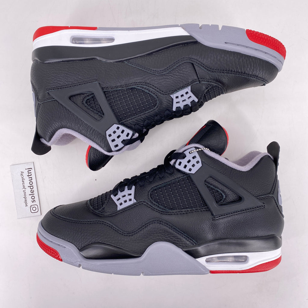 Air Jordan 4 Retro "Bred Reimagined" 2024 New Size 10