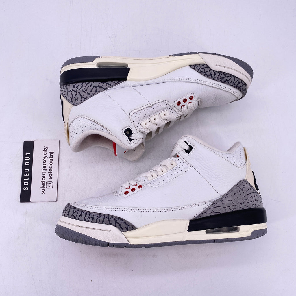Air Jordan (GS) 3 Retro "White Cement Reimagined" 2022 Used Size 6Y