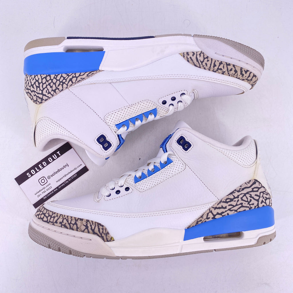 Air Jordan 3 Retro "Unc" 2020 Used Size 10