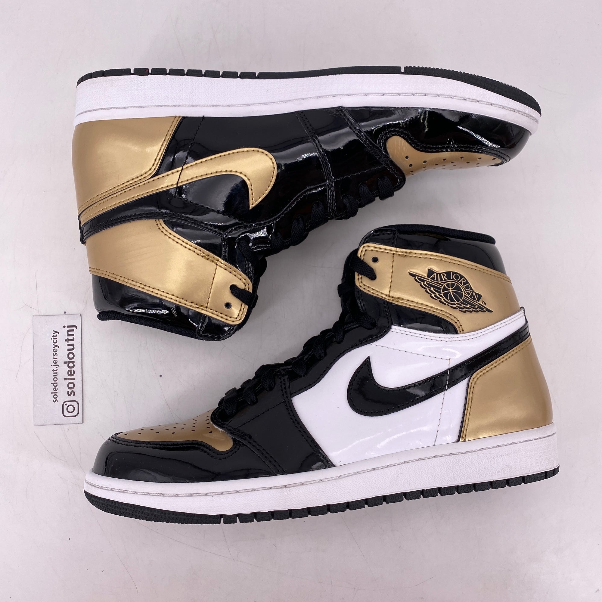 Air Jordan 1 Retro High OG &quot;Gold Toe&quot; 2018 Used Size 9