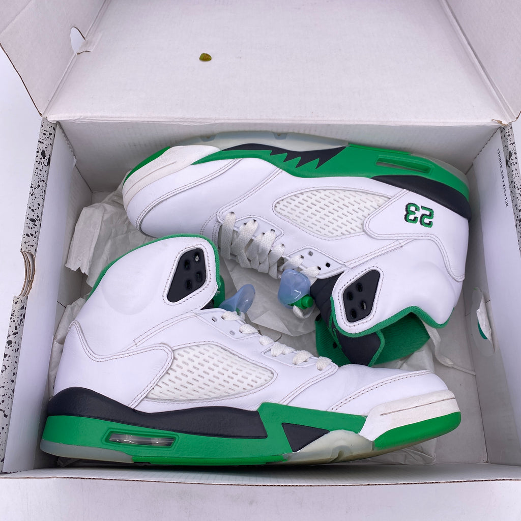Air Jordan (W) 5 Retro "Lucky Green" 2024 Used Size 9.5W