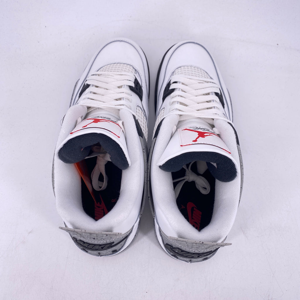 Air Jordan 4 Retro "White Cement" 2025 New Size 13