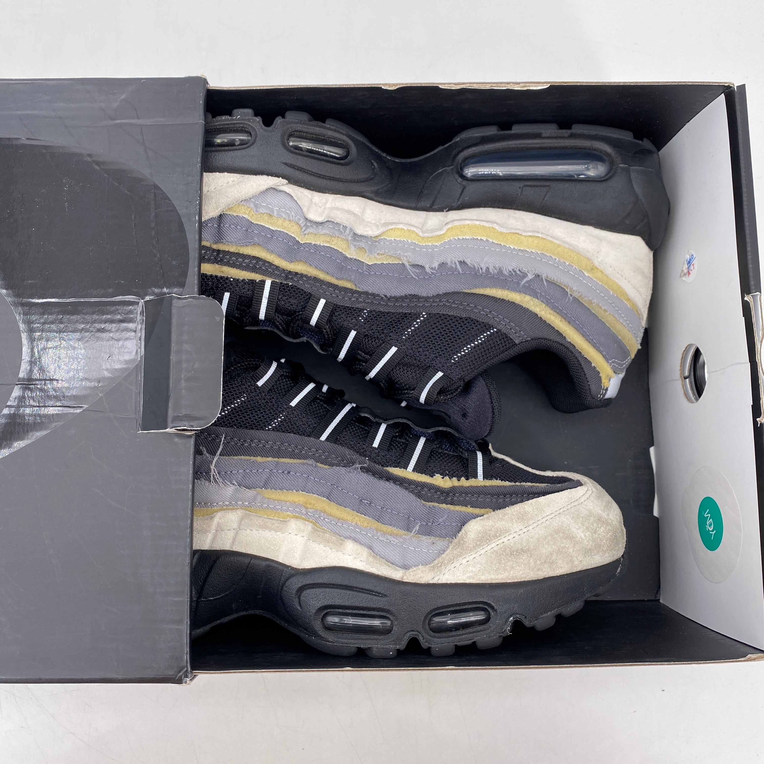 Nike Air Max 95 &quot;Cdg Black Grey&quot; 2020 Used Size 9