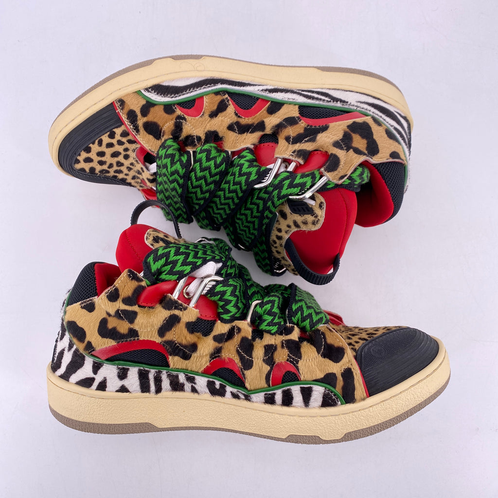 Lanvin Curb Sneaker "Cheetah"  Used Size 41W