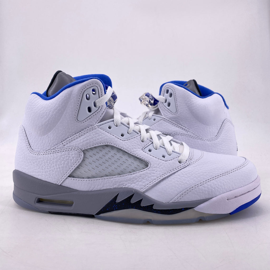 Air Jordan 5 Retro "White Stealth" 2021 New Size 10.5