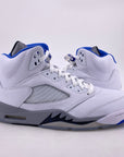 Air Jordan 5 Retro "White Stealth" 2021 New Size 10.5