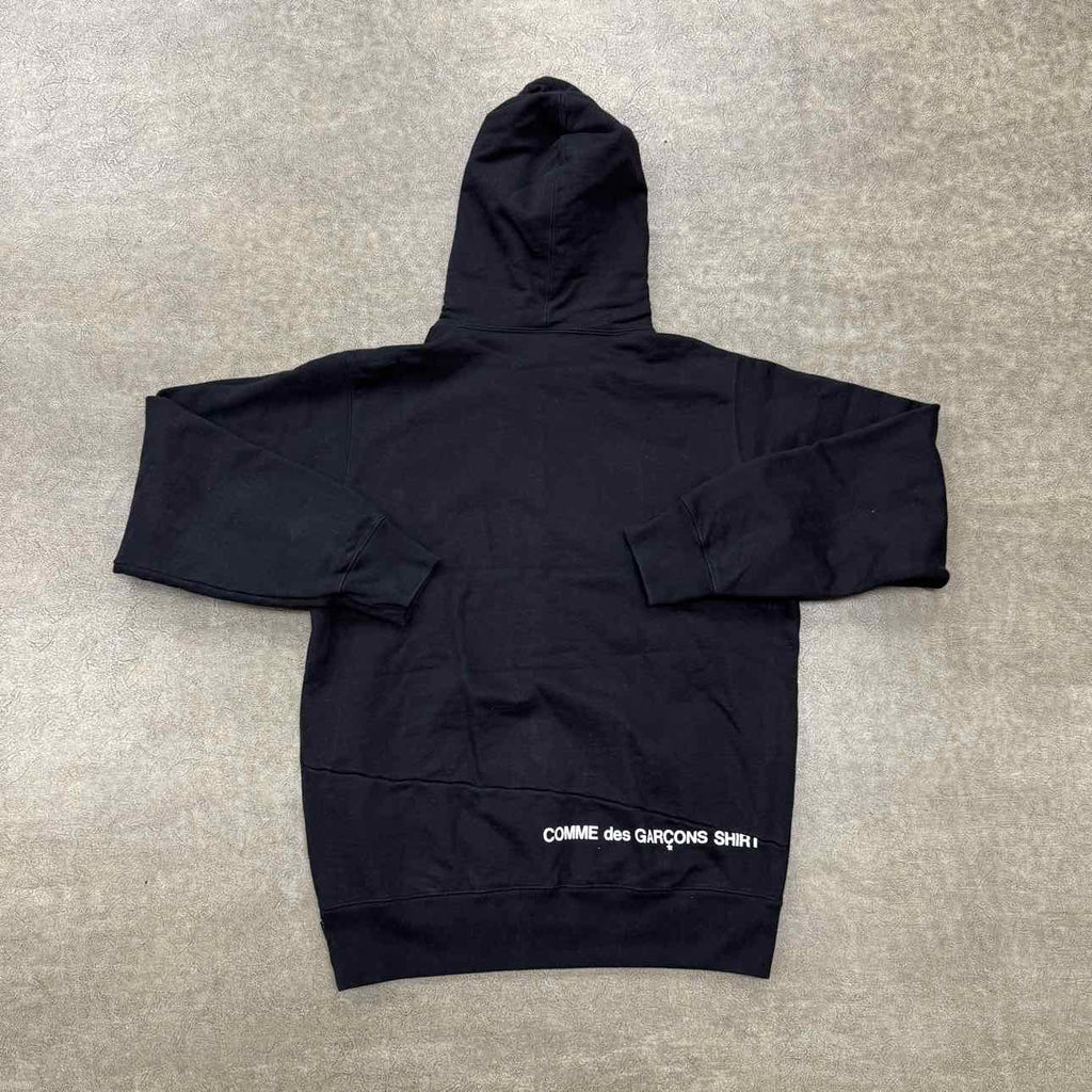 Supreme Hoodie "BOX LOGO CDG SPLIT" Black Used Size M