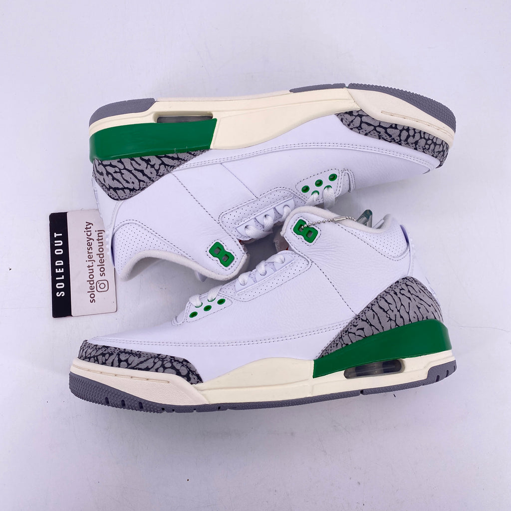 Air Jordan (W) 3 Retro "Lucky Green" 2023 New Size 9W