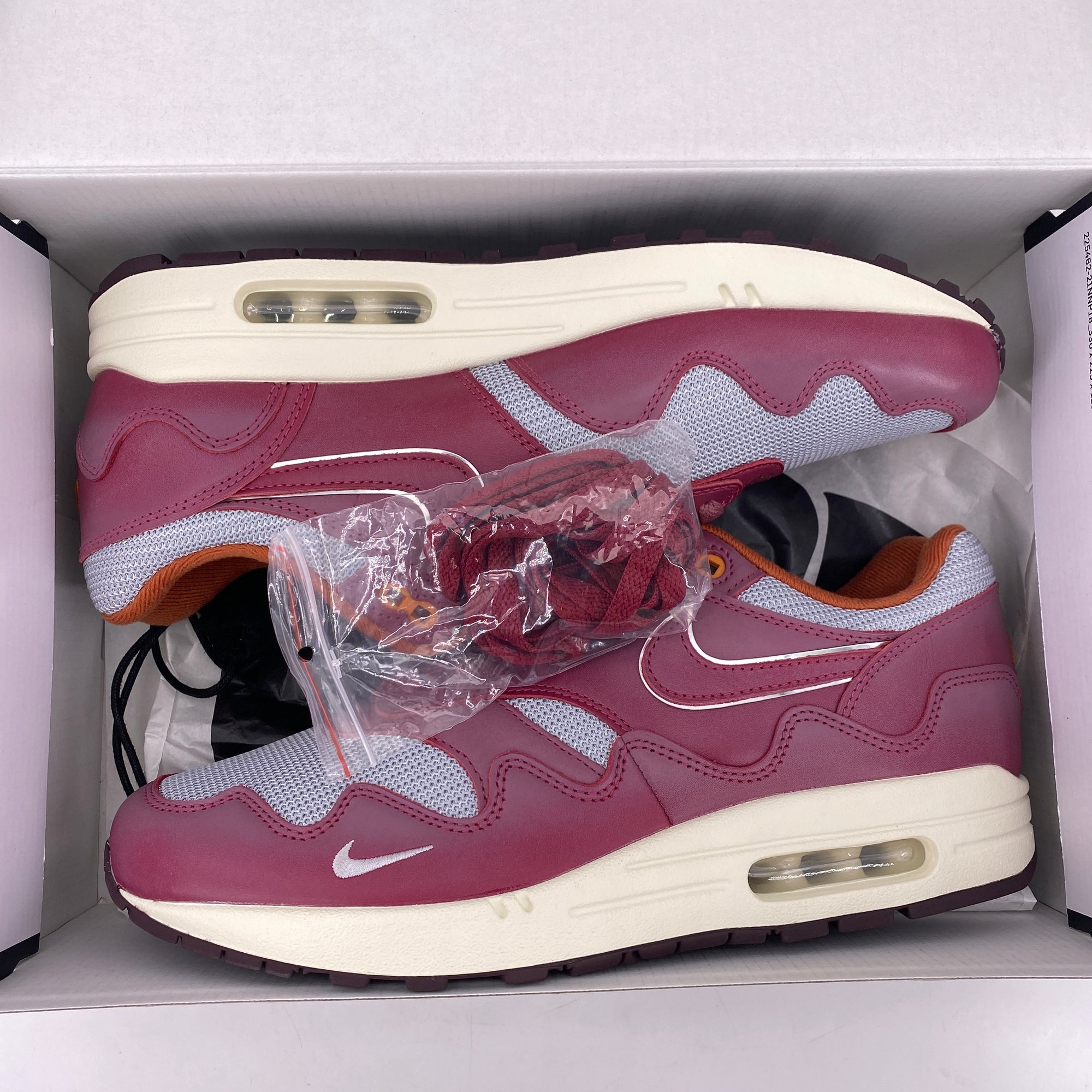 Nike Air Max 1 &quot;Rush Maroon&quot; 2021 New Size 10.5