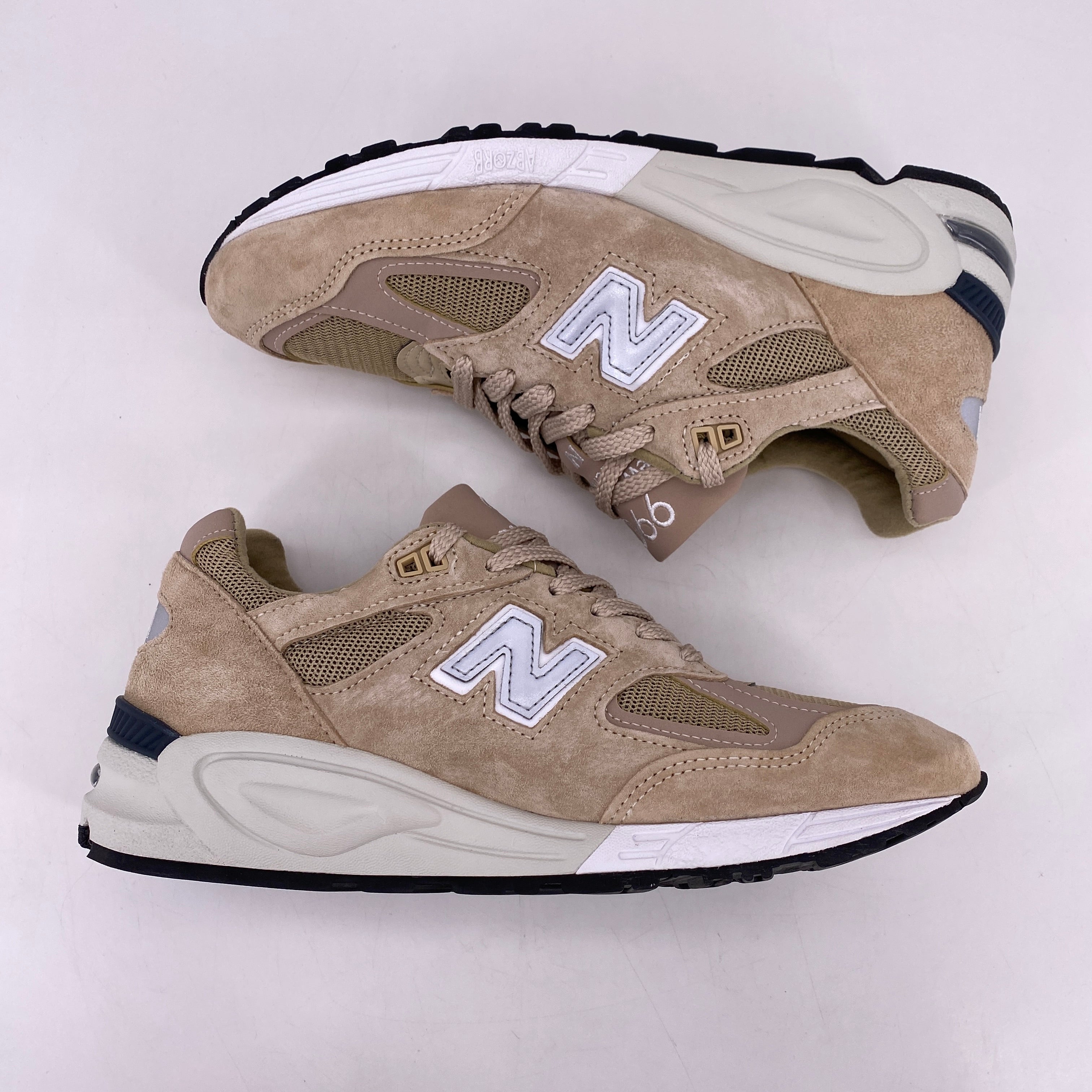 New Balance 990V2 &quot;Kith Tannin&quot; 2022 Used Size 7.5
