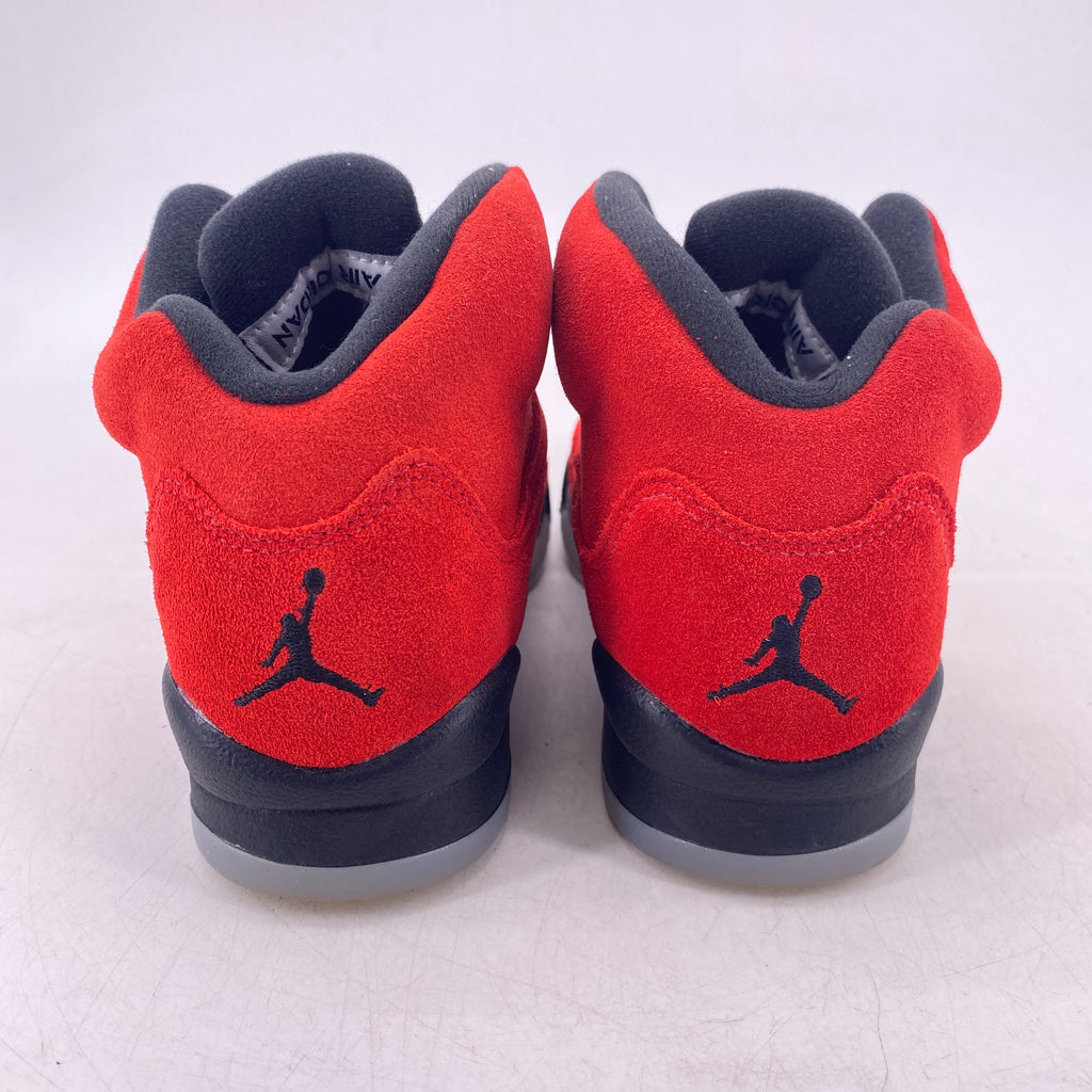 Air Jordan (GS) 5 Retro "Raging Bull Red Suede" 2021 Used Size 5Y