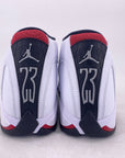 Air Jordan 14 Retro "White Black" 2024 New Size 11.5