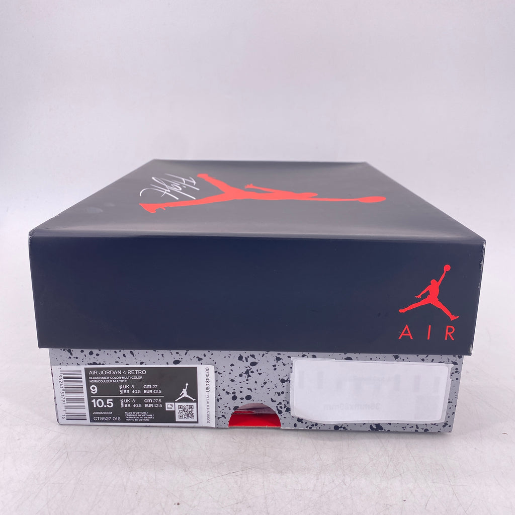 Air Jordan 4 Retro "Red Thunder" 2022 Used Size 9
