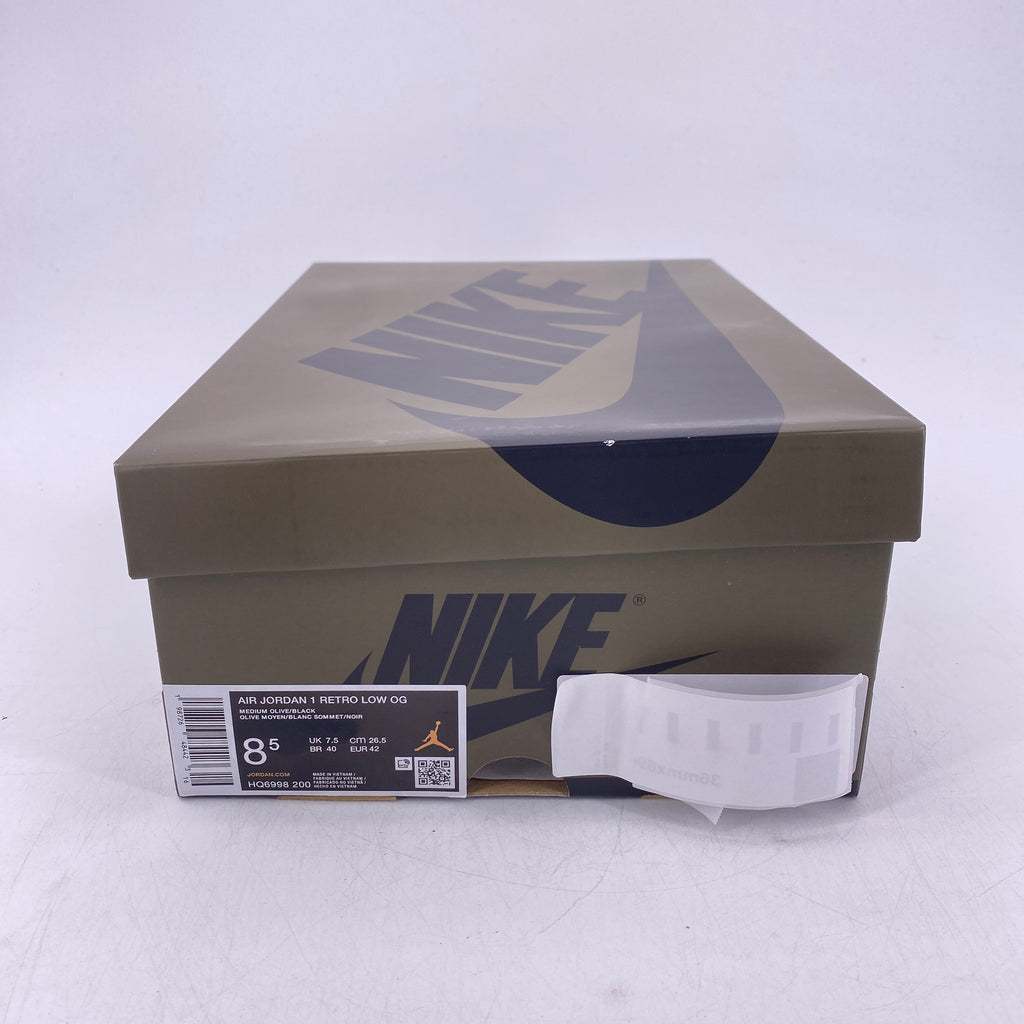 Air Jordan 1 Retro Low "Medium Olive" 2026 New Size 8.5