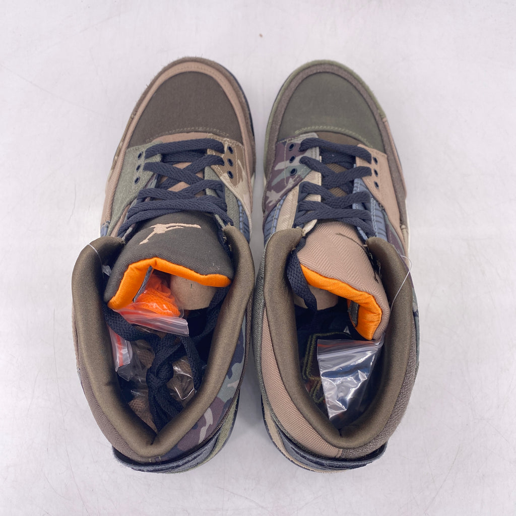 Air Jordan 3 Retro "Patchwork Camo" 2021 New Size 10