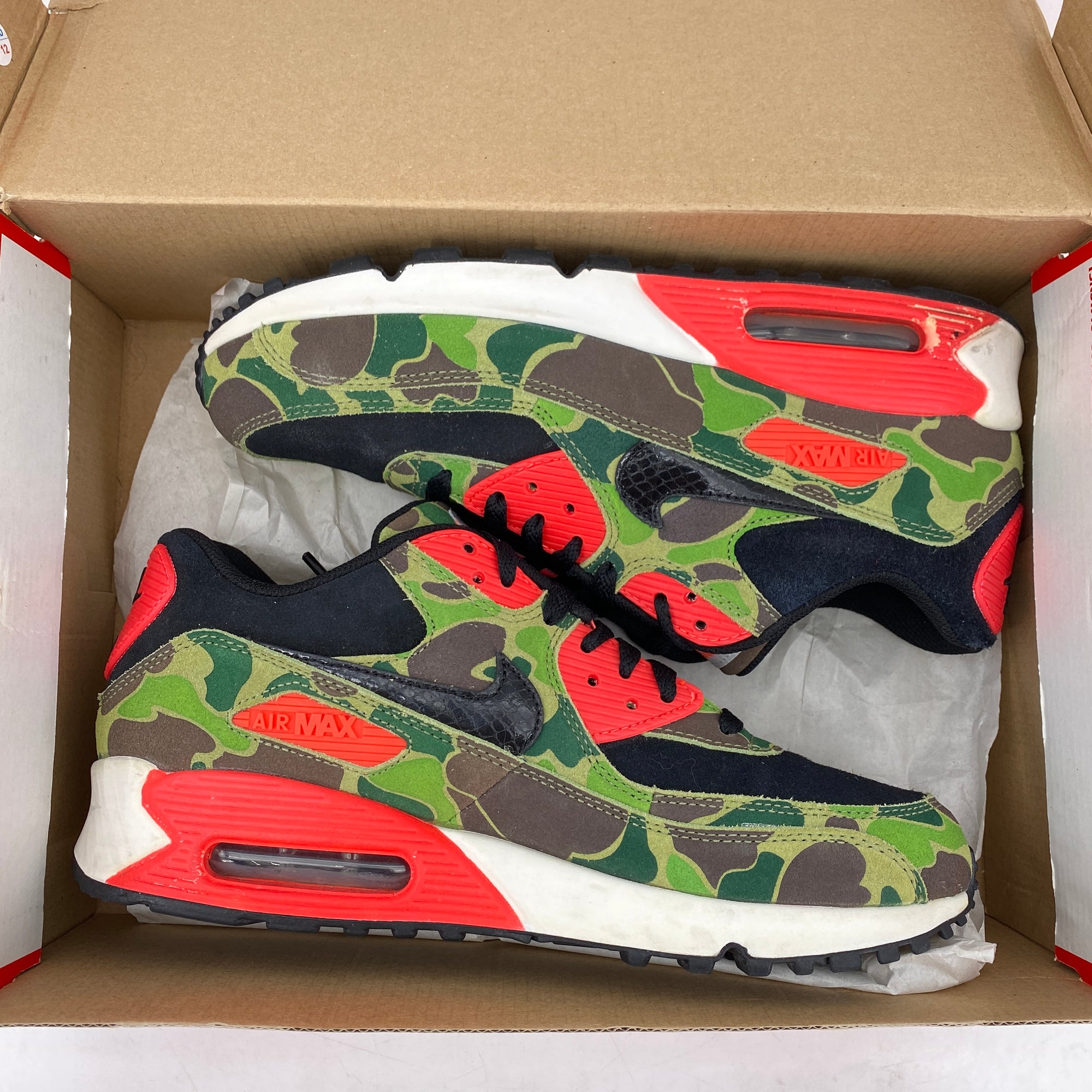 Nike Air Max 90 &quot;Atmos Duck Camo&quot; 2013 Used Size 9