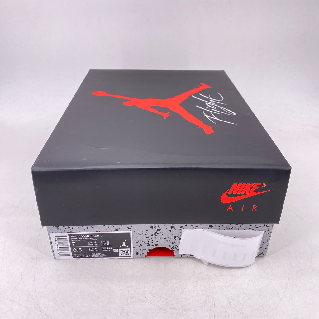 Air Jordan 4 Retro "White Cement" 2025 New Size 7