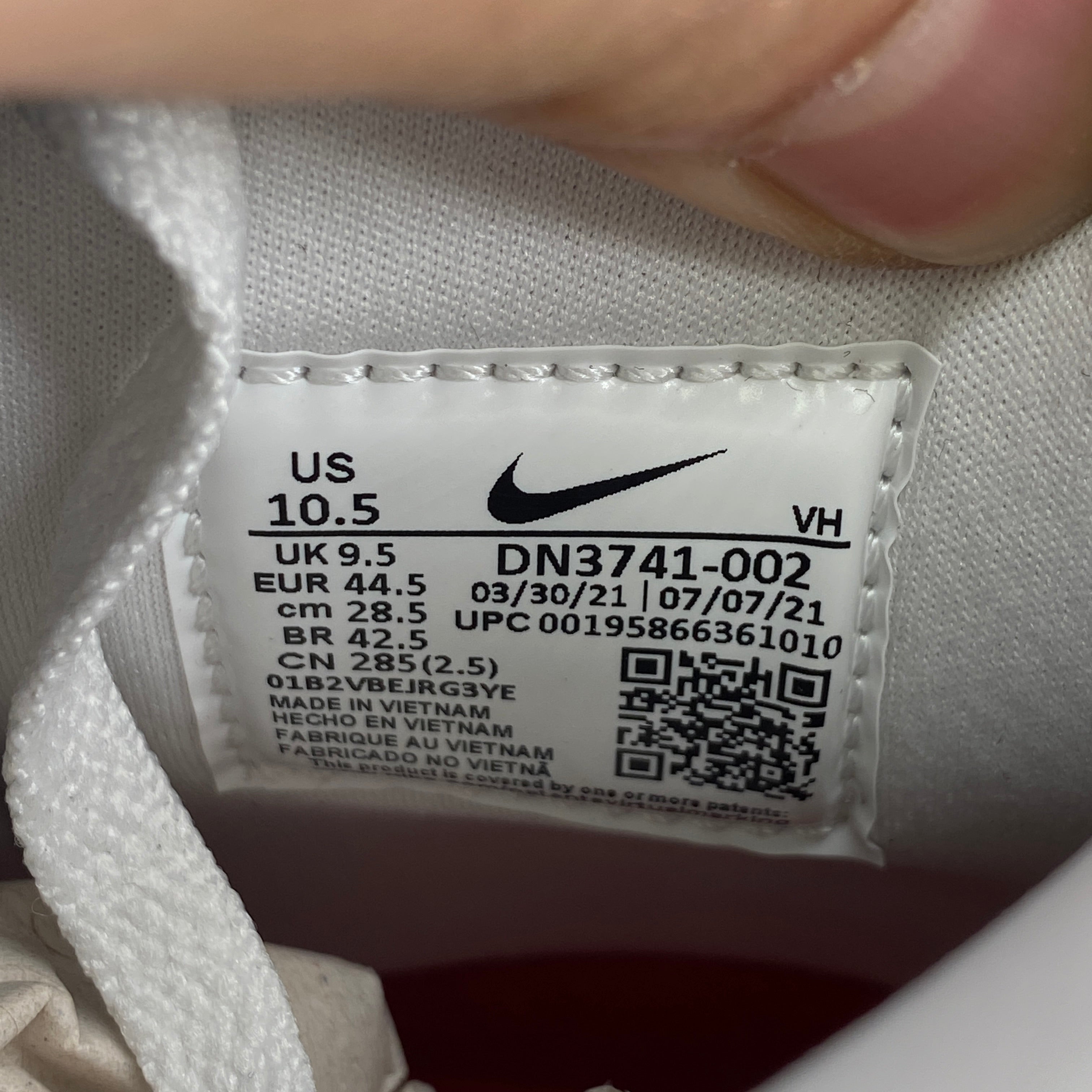 Nike SB Dunk High &quot;Supreme Black&quot; 2022 New Size 10.5
