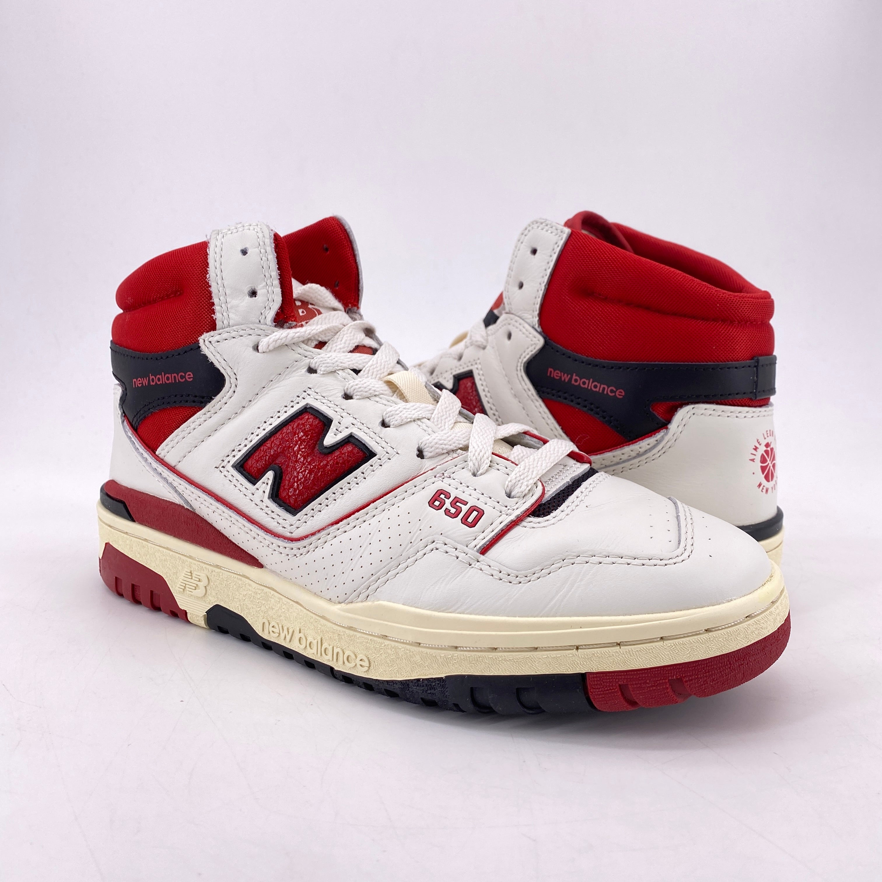 New Balance 650 / ALD &quot;WHITE RED&quot; 2022 Used Size 7.5