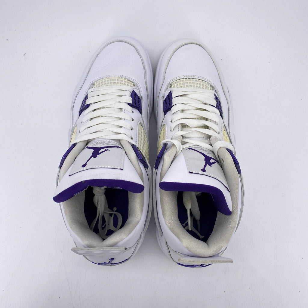 Air Jordan 4 Retro "Metallic Purple" 2020 Used Size 9.5