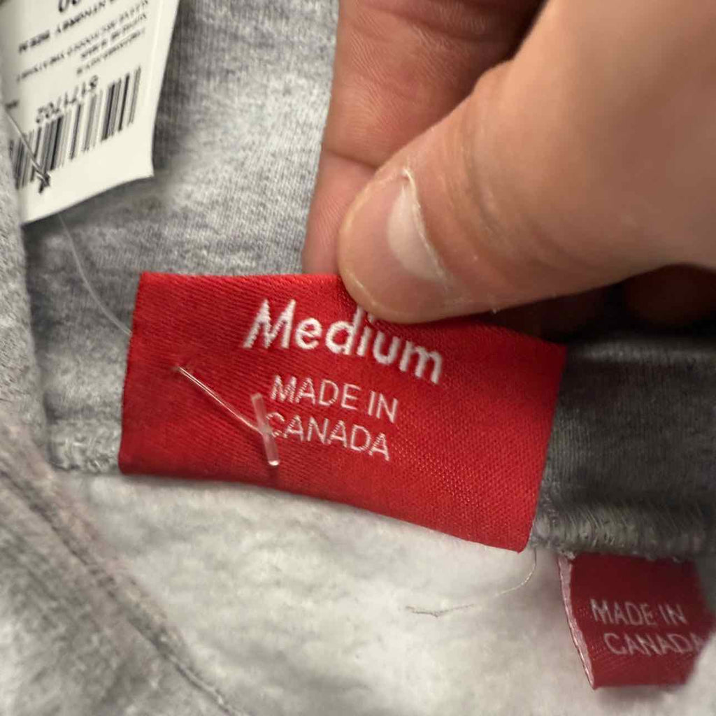 Supreme Hoodie "ARC LOGO" Heather Grey New Size M