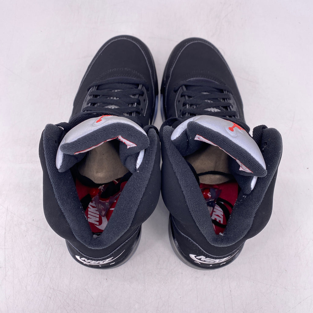 Air Jordan 5 Retro "Black Metallic" 2016 Used Size 9.5