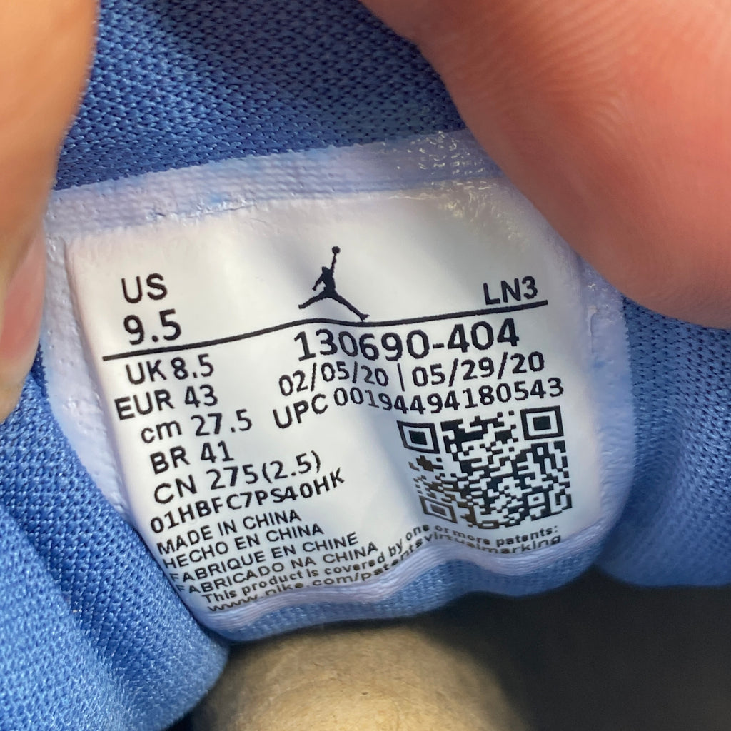 Air Jordan 12 Retro "Indigo" 2020 New Size 9.5