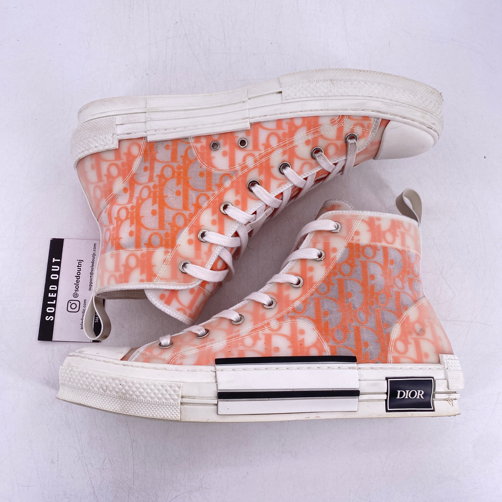 Dior B23 High "Orange Oblique"  Used Size 43