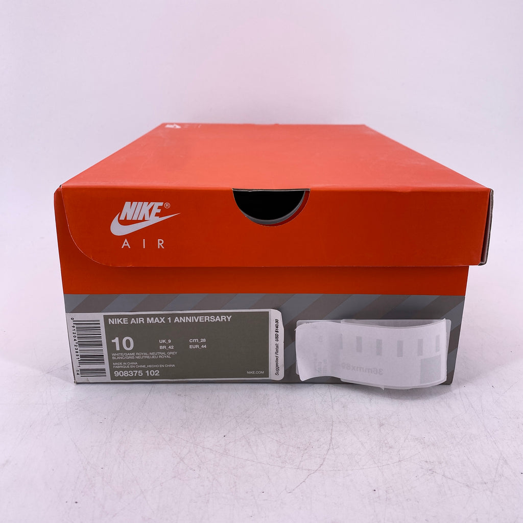 Nike Air Max 1 "Anniversary Royal" 2017 New Size 10