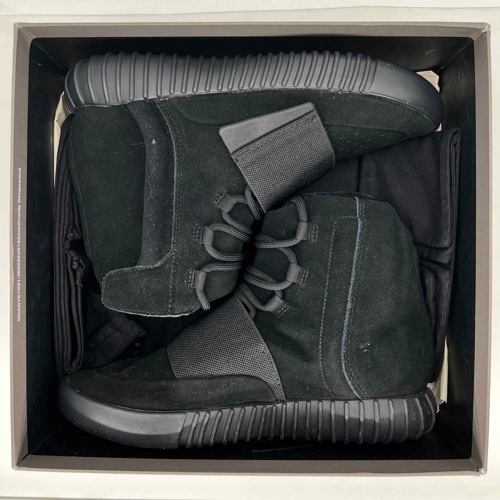 Yeezy 750 &quot;Triple Black&quot; 2015 New (Cond) Size 7