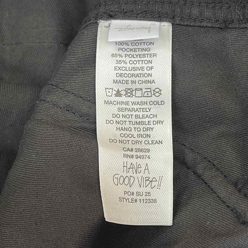 Stussy Shorts "RIPSTOP" Used Black Size 32