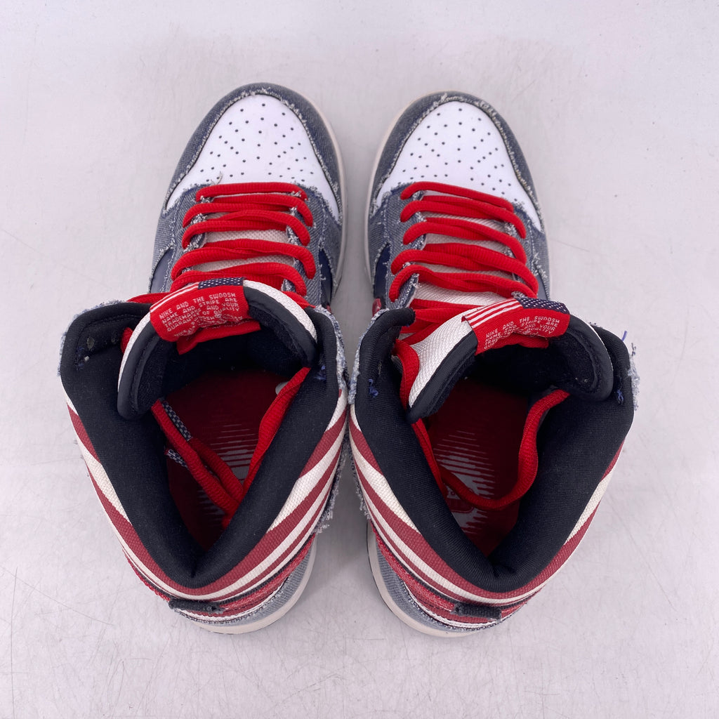 Nike SB Dunk High PRM "Born In The Usa" 2010 Used Size 11