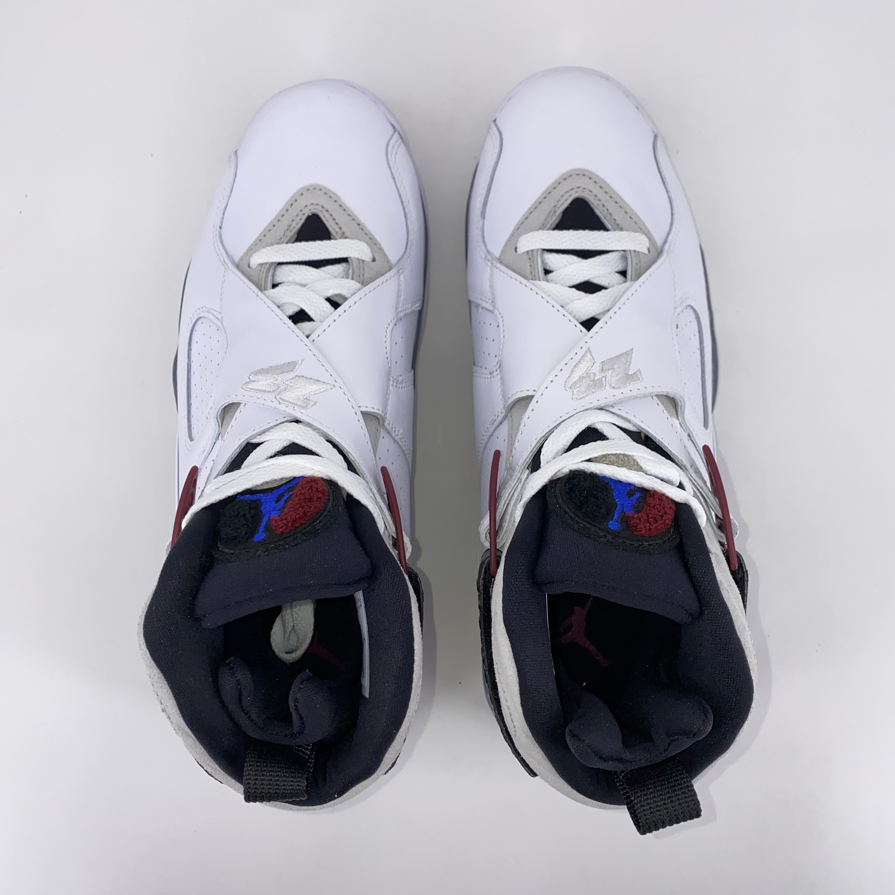 Air Jordan (W) 8 Retro "White Burgundy" 2020 New Size 9.5W