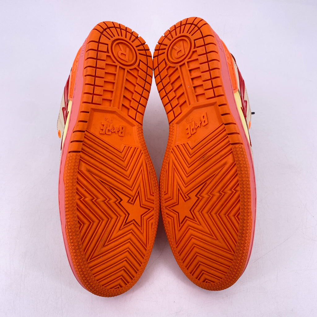 Bape Sk8 Sta "Orange"  Used Size 10