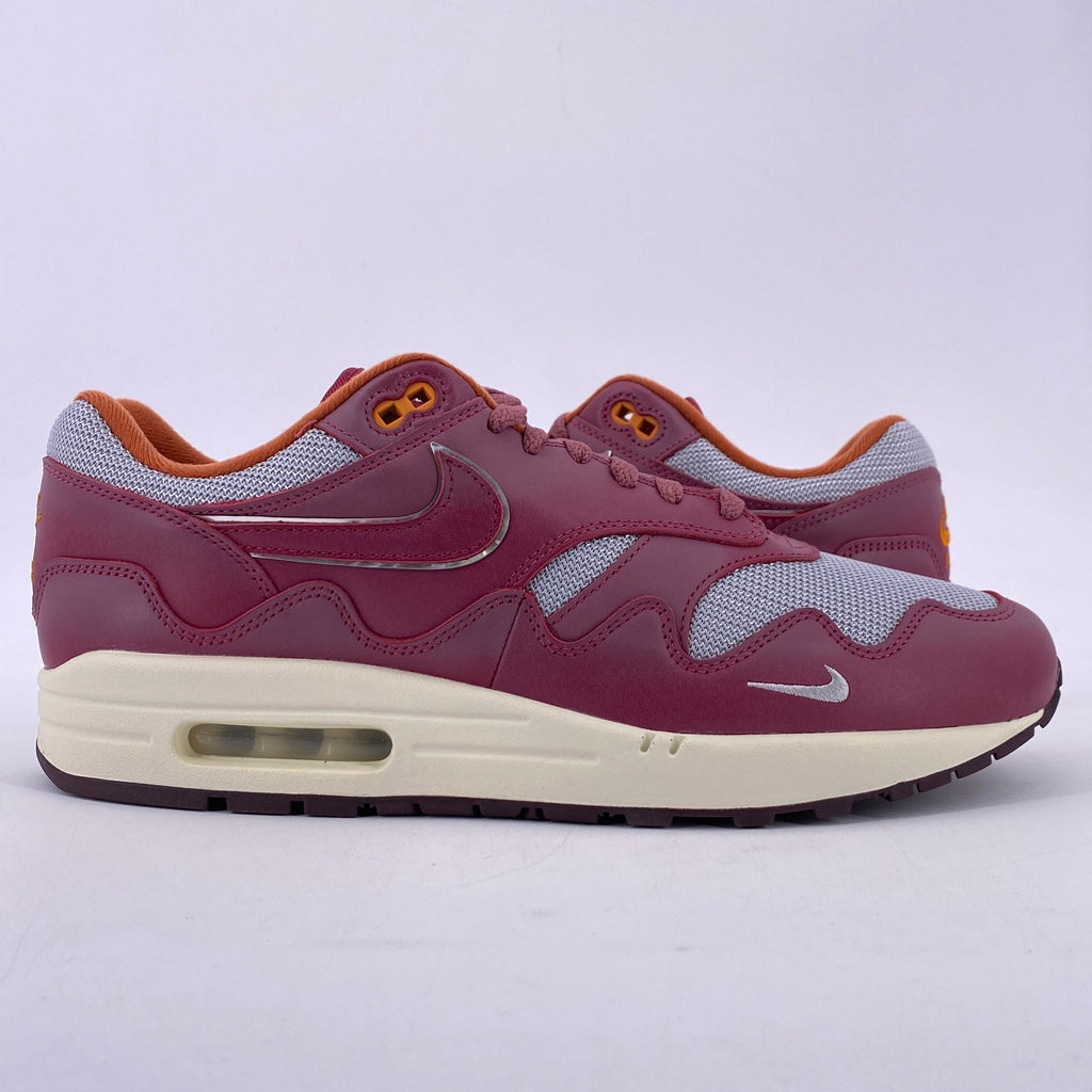 Nike Air Max 1 / Patta "Waves Maroon" 2021 New Size 11.5