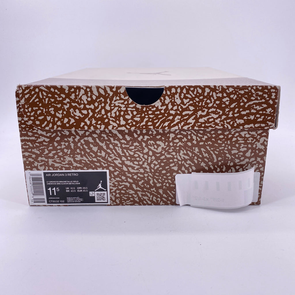 Air Jordan 3 Retro "Palomino" 2023 Used Size 11.5