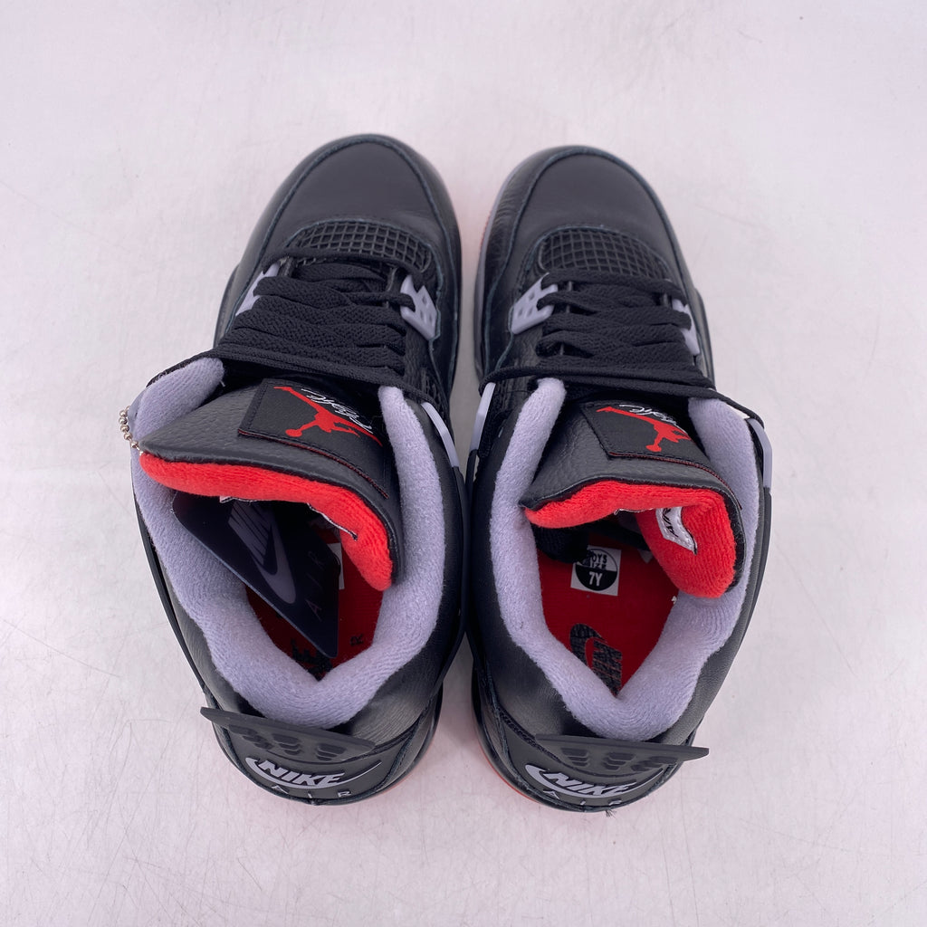 Air Jordan (GS) 4 Retro "Bred Reimagined" 2024 New Size 7Y